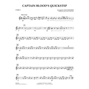 Captain Blood's Quickstep - F Horn 2